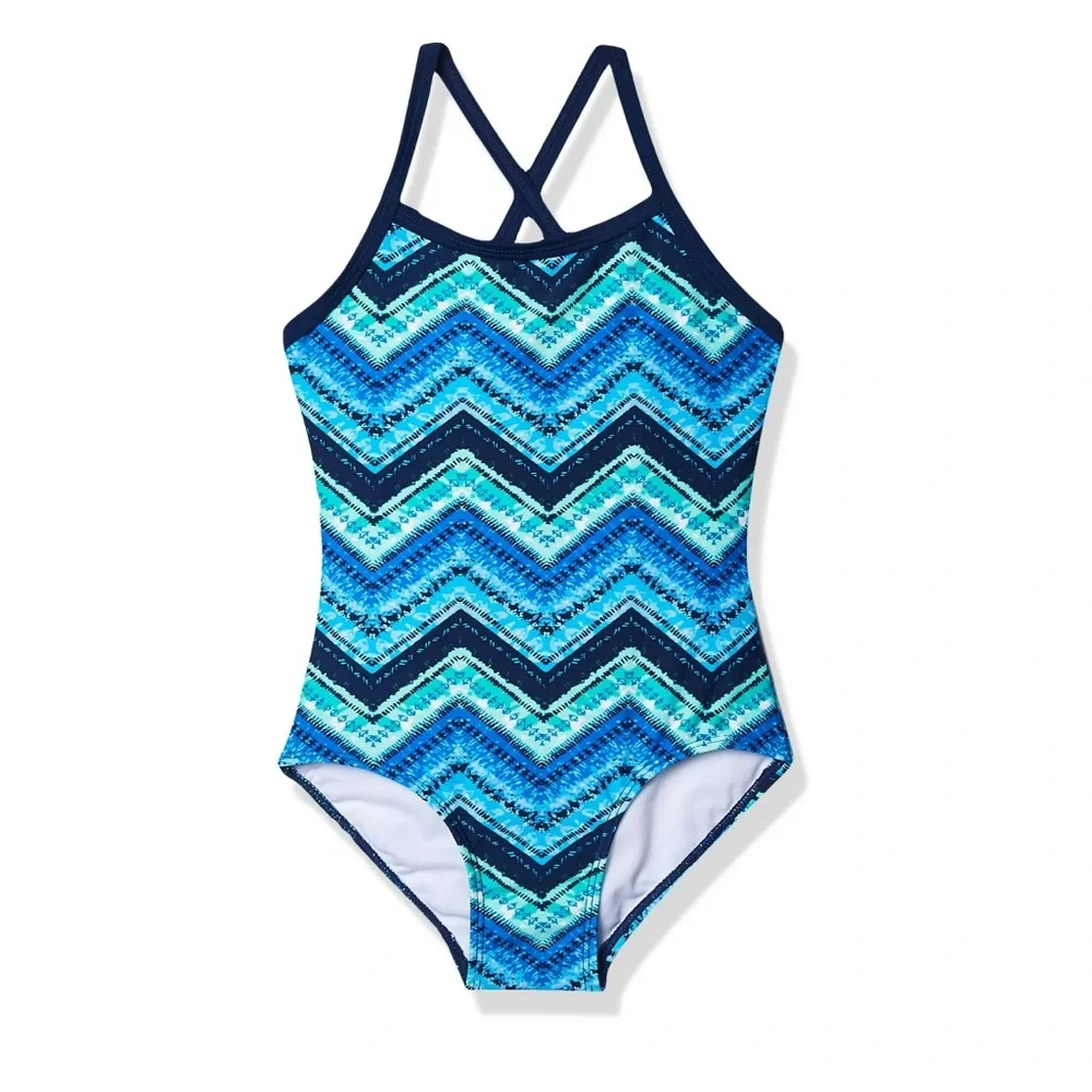 Kanu Surf Kirsten Girls One Piece Bathing Suit Size 12 New with Tag